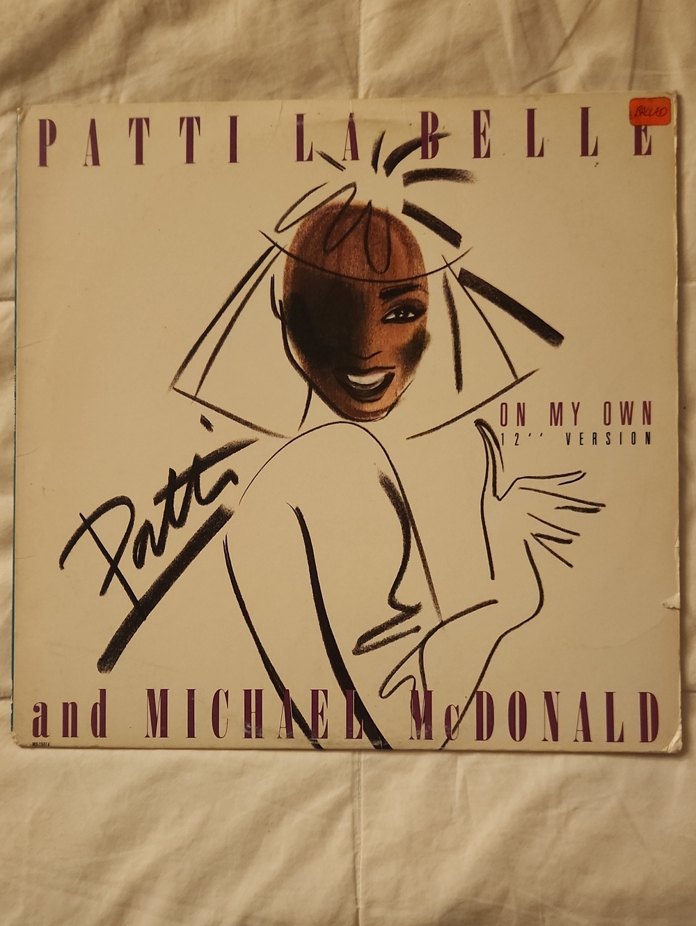 Patti LaBelle 'On My Own' Duet W/ Michael McDonald Vinyl 12" Single NM SOLID!